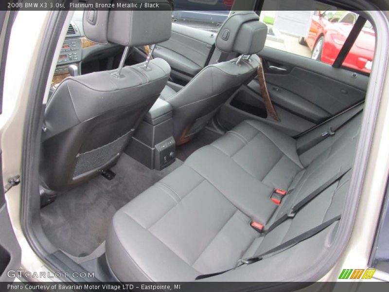 Platinum Bronze Metallic / Black 2008 BMW X3 3.0si