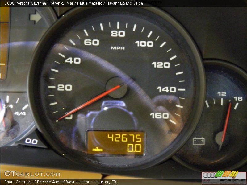 Marine Blue Metallic / Havanna/Sand Beige 2008 Porsche Cayenne Tiptronic