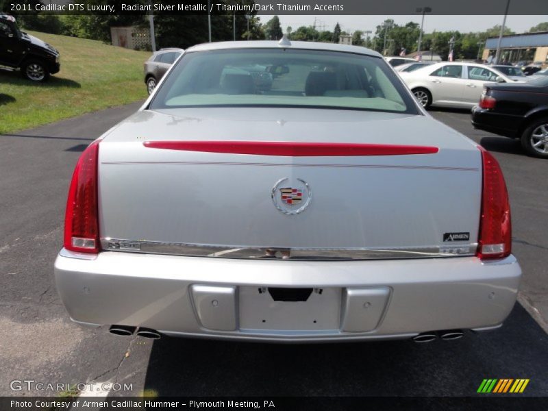 Radiant Silver Metallic / Titanium/Dark Titanium Accents 2011 Cadillac DTS Luxury