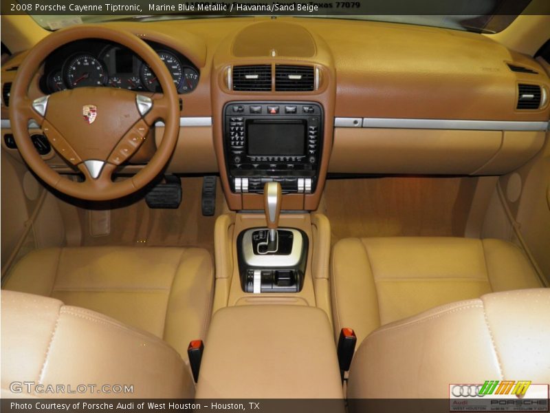 Marine Blue Metallic / Havanna/Sand Beige 2008 Porsche Cayenne Tiptronic
