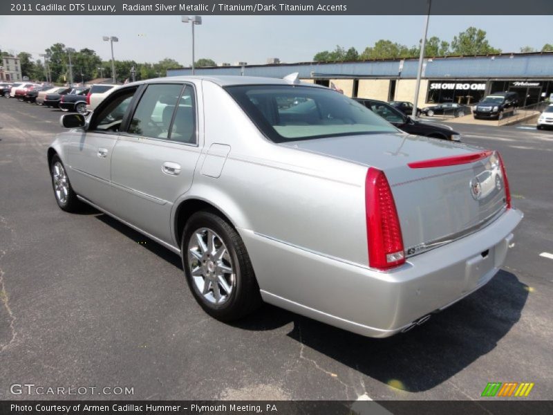 Radiant Silver Metallic / Titanium/Dark Titanium Accents 2011 Cadillac DTS Luxury
