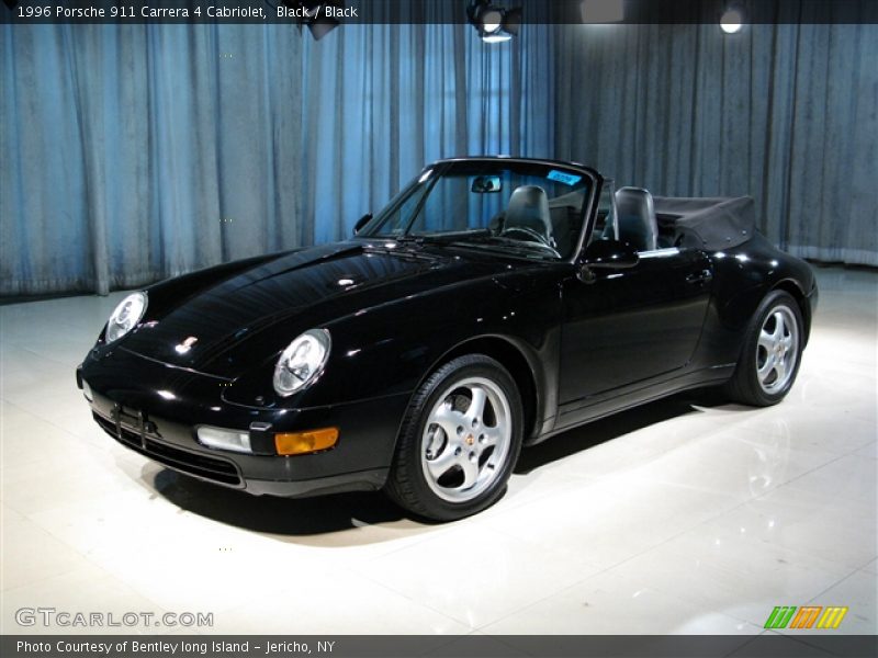 Black / Black 1996 Porsche 911 Carrera 4 Cabriolet