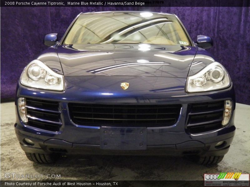 Marine Blue Metallic / Havanna/Sand Beige 2008 Porsche Cayenne Tiptronic