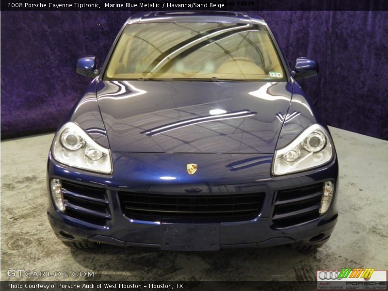 Marine Blue Metallic / Havanna/Sand Beige 2008 Porsche Cayenne Tiptronic