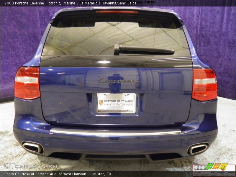 Marine Blue Metallic / Havanna/Sand Beige 2008 Porsche Cayenne Tiptronic