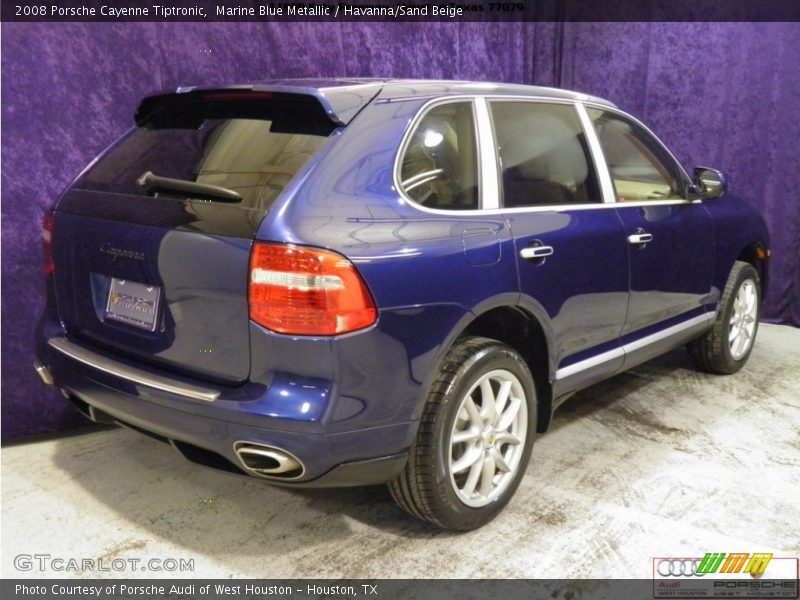 Marine Blue Metallic / Havanna/Sand Beige 2008 Porsche Cayenne Tiptronic