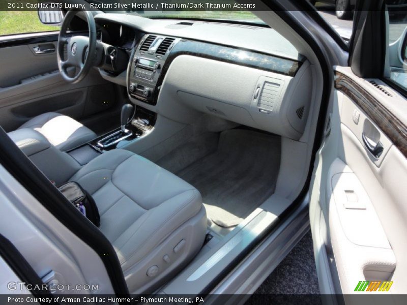 Radiant Silver Metallic / Titanium/Dark Titanium Accents 2011 Cadillac DTS Luxury
