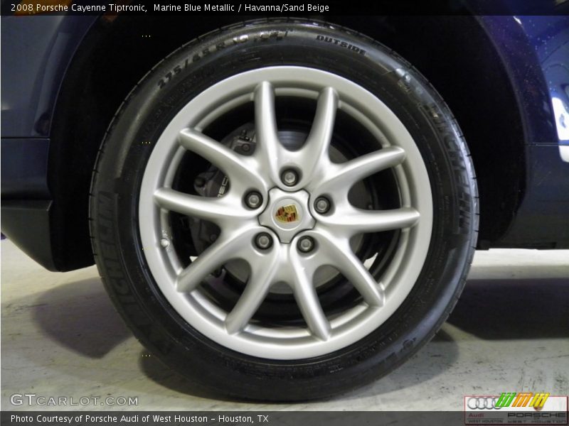 Marine Blue Metallic / Havanna/Sand Beige 2008 Porsche Cayenne Tiptronic