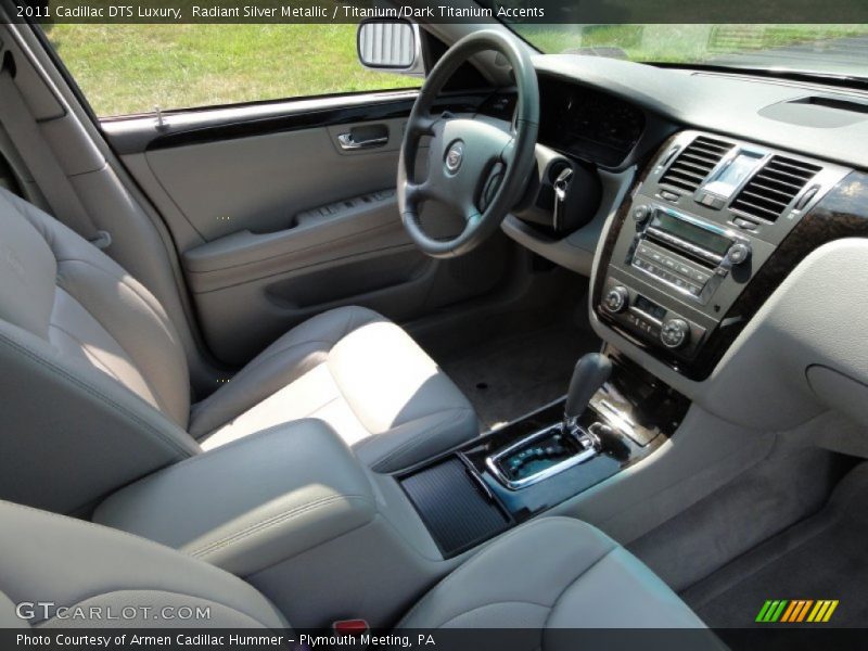Radiant Silver Metallic / Titanium/Dark Titanium Accents 2011 Cadillac DTS Luxury