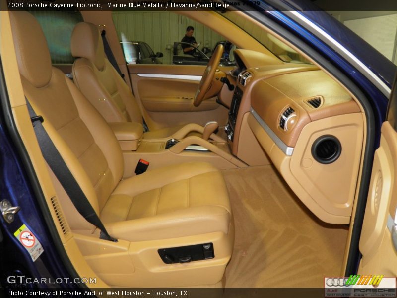Marine Blue Metallic / Havanna/Sand Beige 2008 Porsche Cayenne Tiptronic