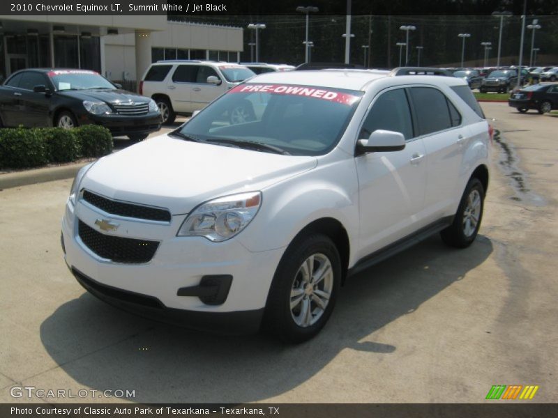 Summit White / Jet Black 2010 Chevrolet Equinox LT