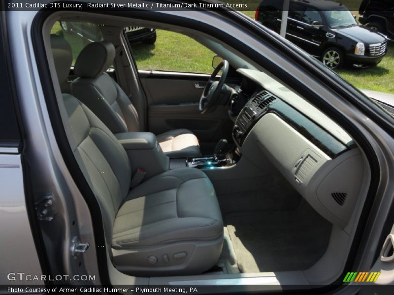 Radiant Silver Metallic / Titanium/Dark Titanium Accents 2011 Cadillac DTS Luxury