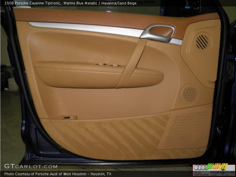 Marine Blue Metallic / Havanna/Sand Beige 2008 Porsche Cayenne Tiptronic