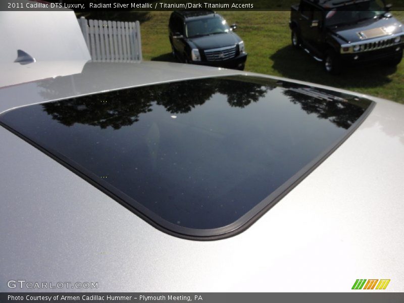 Radiant Silver Metallic / Titanium/Dark Titanium Accents 2011 Cadillac DTS Luxury