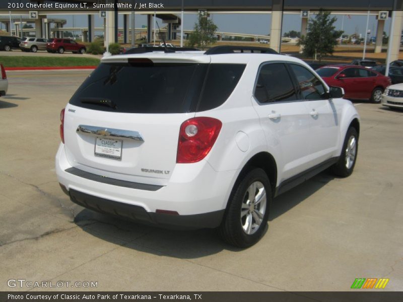 Summit White / Jet Black 2010 Chevrolet Equinox LT