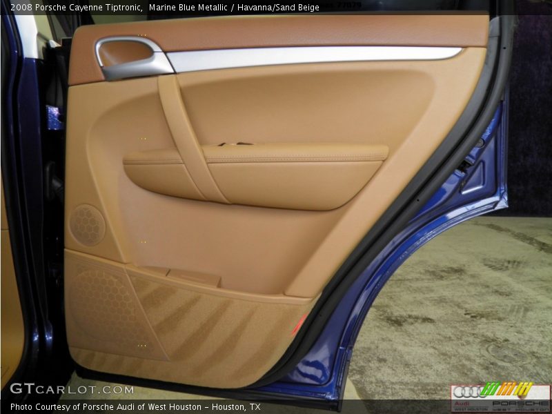Marine Blue Metallic / Havanna/Sand Beige 2008 Porsche Cayenne Tiptronic