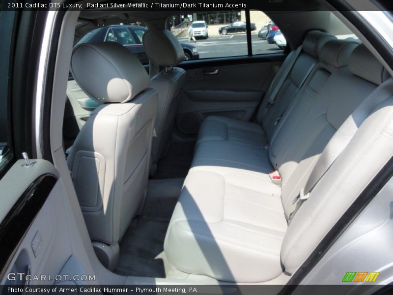 Radiant Silver Metallic / Titanium/Dark Titanium Accents 2011 Cadillac DTS Luxury