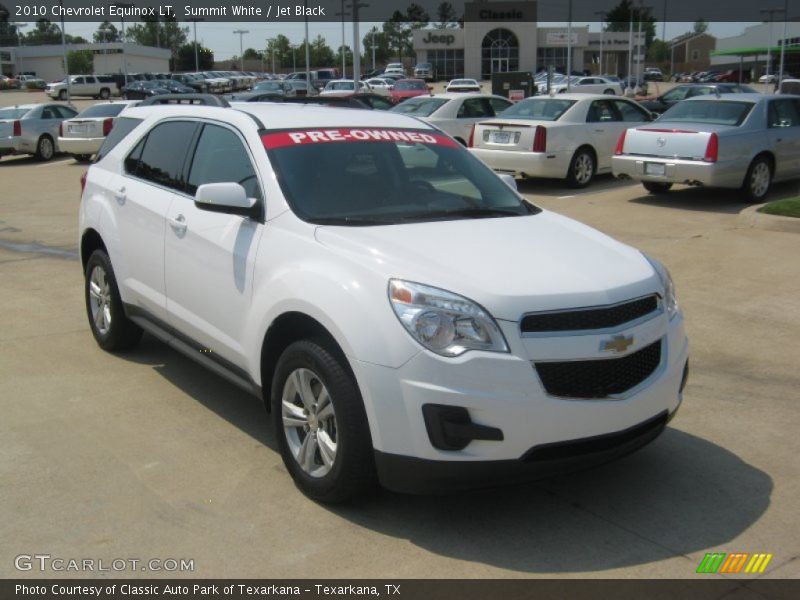 Summit White / Jet Black 2010 Chevrolet Equinox LT