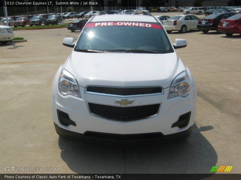 Summit White / Jet Black 2010 Chevrolet Equinox LT