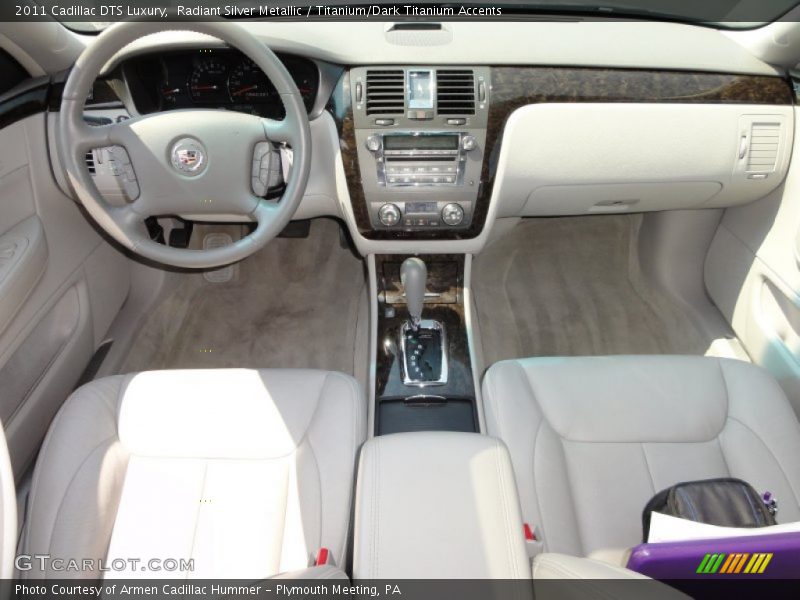 Radiant Silver Metallic / Titanium/Dark Titanium Accents 2011 Cadillac DTS Luxury