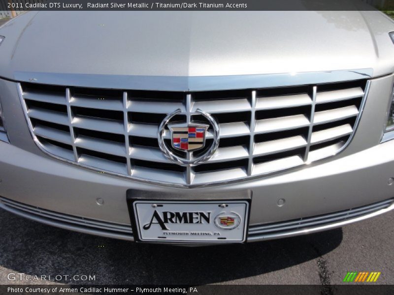 Radiant Silver Metallic / Titanium/Dark Titanium Accents 2011 Cadillac DTS Luxury