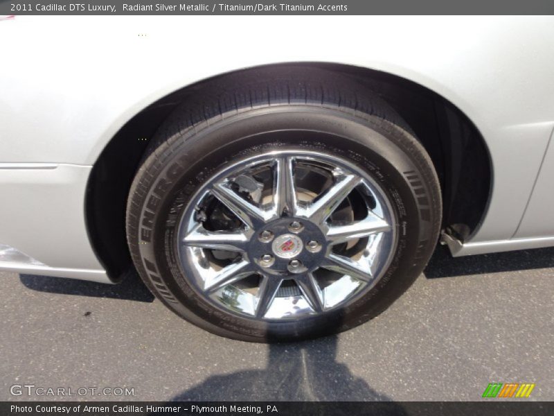 Radiant Silver Metallic / Titanium/Dark Titanium Accents 2011 Cadillac DTS Luxury