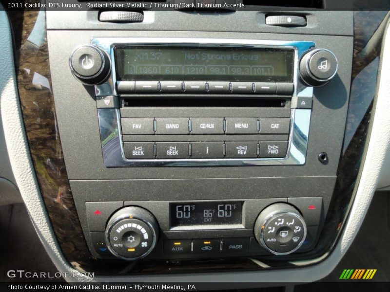 Radiant Silver Metallic / Titanium/Dark Titanium Accents 2011 Cadillac DTS Luxury