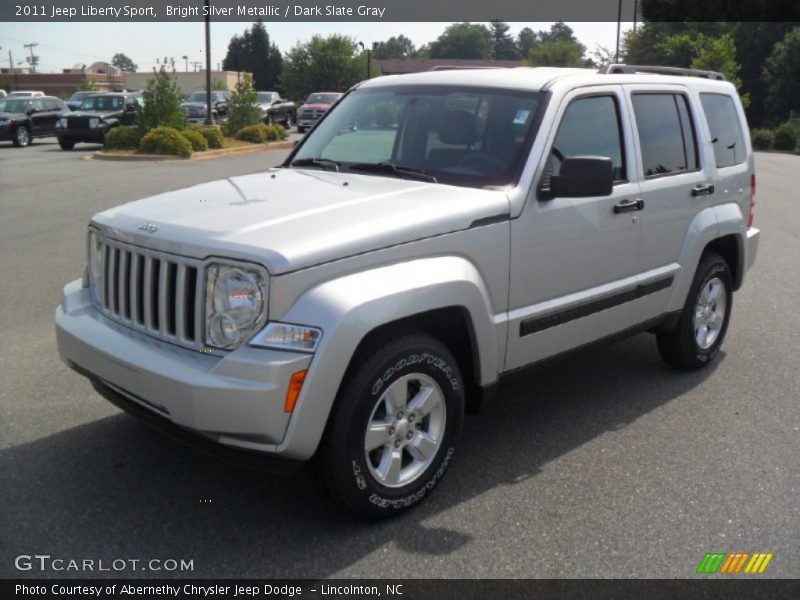 Bright Silver Metallic / Dark Slate Gray 2011 Jeep Liberty Sport