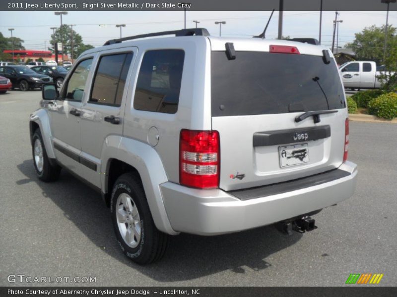 Bright Silver Metallic / Dark Slate Gray 2011 Jeep Liberty Sport
