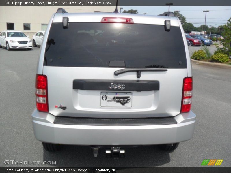 Bright Silver Metallic / Dark Slate Gray 2011 Jeep Liberty Sport