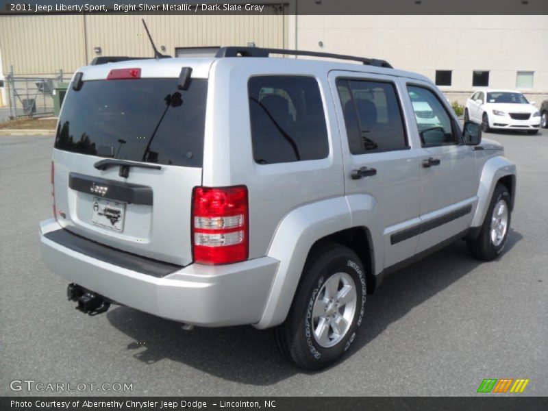 Bright Silver Metallic / Dark Slate Gray 2011 Jeep Liberty Sport
