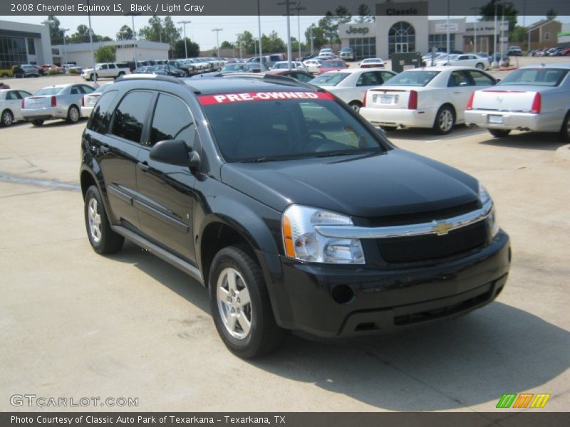 Black / Light Gray 2008 Chevrolet Equinox LS