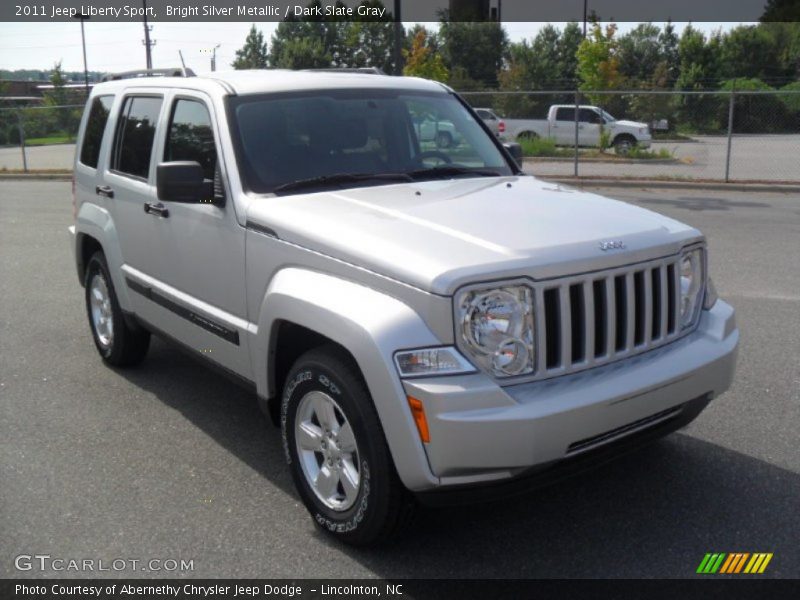 Bright Silver Metallic / Dark Slate Gray 2011 Jeep Liberty Sport