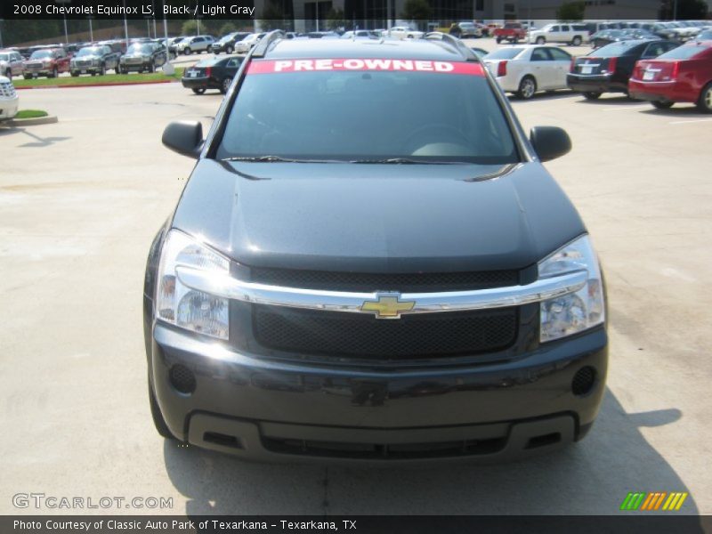 Black / Light Gray 2008 Chevrolet Equinox LS