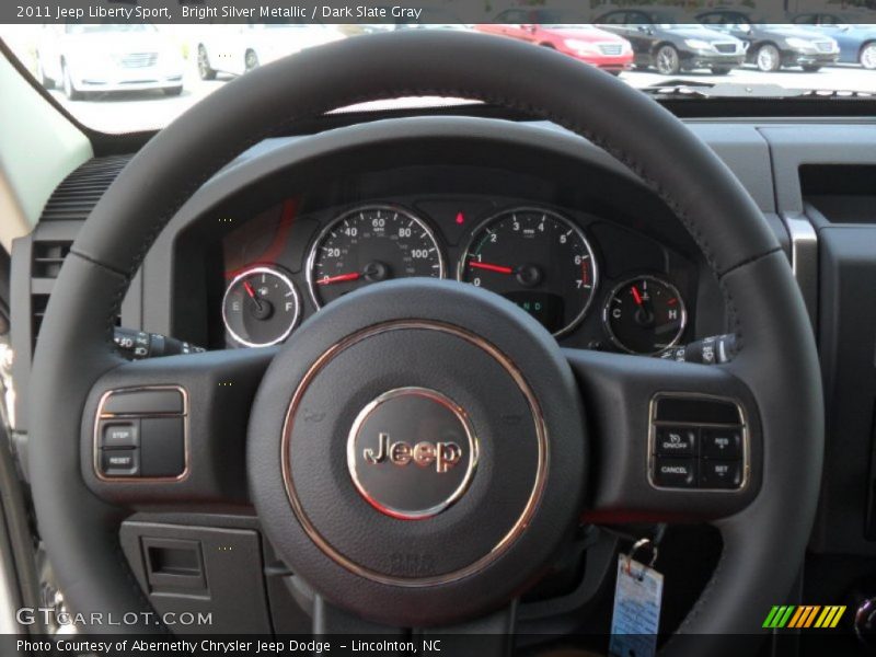 Bright Silver Metallic / Dark Slate Gray 2011 Jeep Liberty Sport