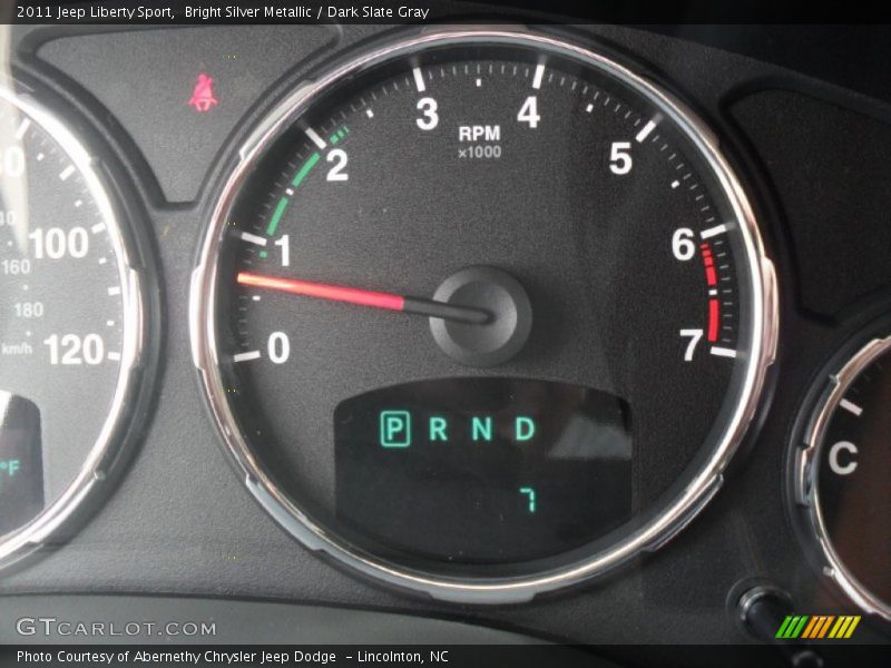 Bright Silver Metallic / Dark Slate Gray 2011 Jeep Liberty Sport