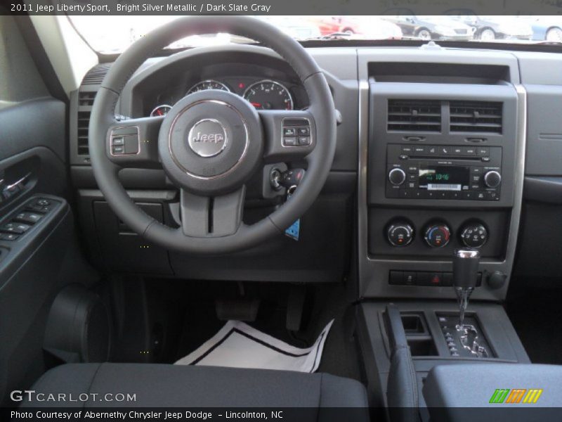 Bright Silver Metallic / Dark Slate Gray 2011 Jeep Liberty Sport