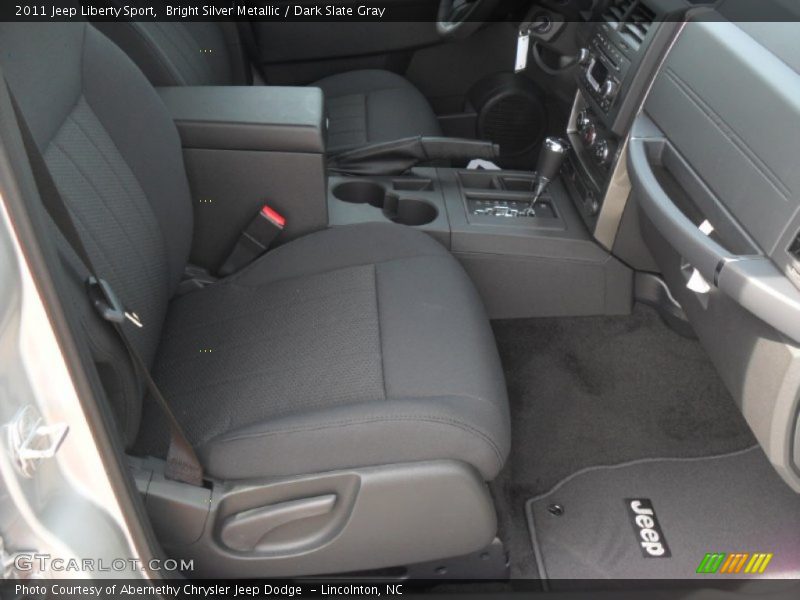 Bright Silver Metallic / Dark Slate Gray 2011 Jeep Liberty Sport