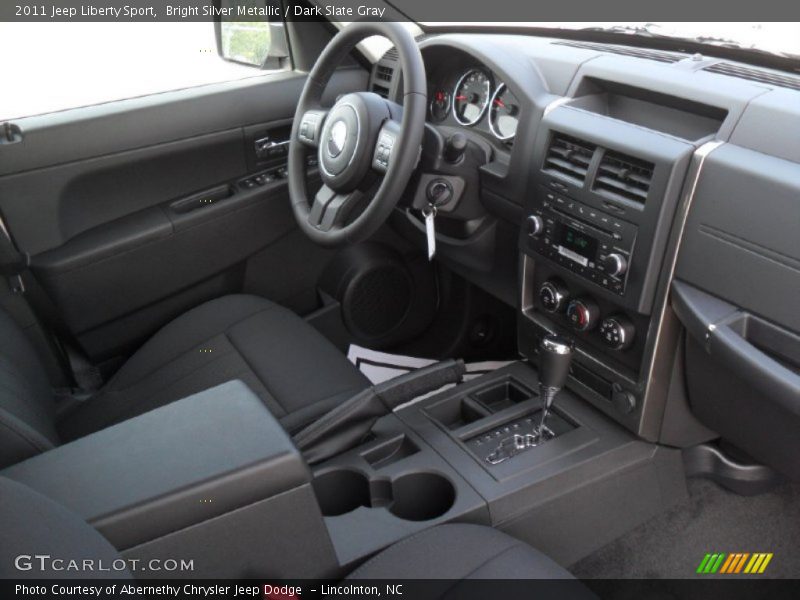 Bright Silver Metallic / Dark Slate Gray 2011 Jeep Liberty Sport