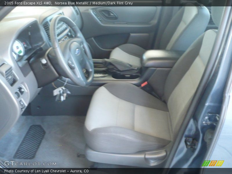 Norsea Blue Metallic / Medium/Dark Flint Grey 2005 Ford Escape XLS 4WD