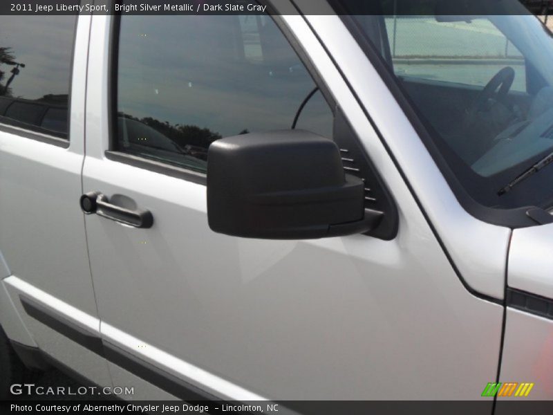 Bright Silver Metallic / Dark Slate Gray 2011 Jeep Liberty Sport