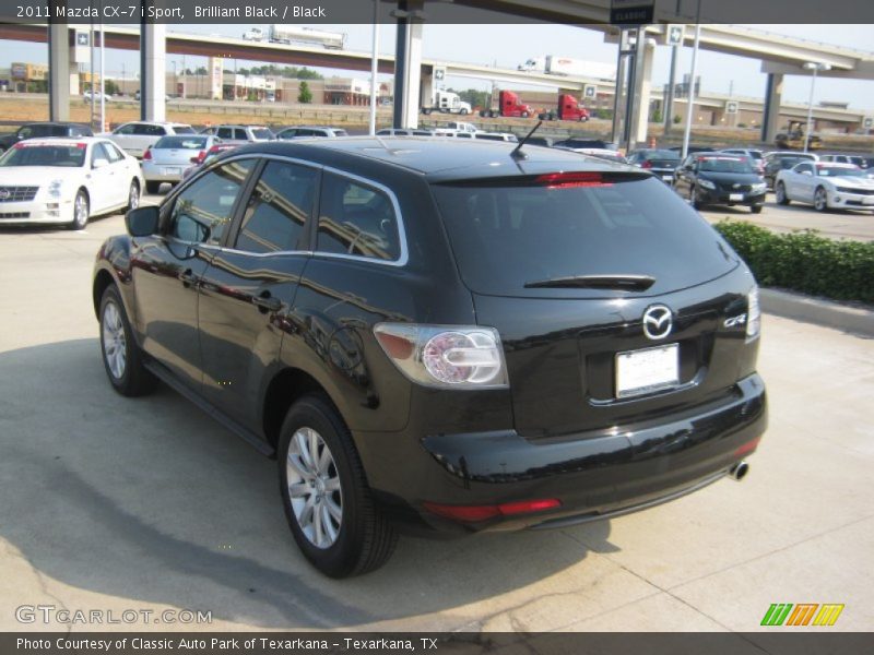 Brilliant Black / Black 2011 Mazda CX-7 i Sport