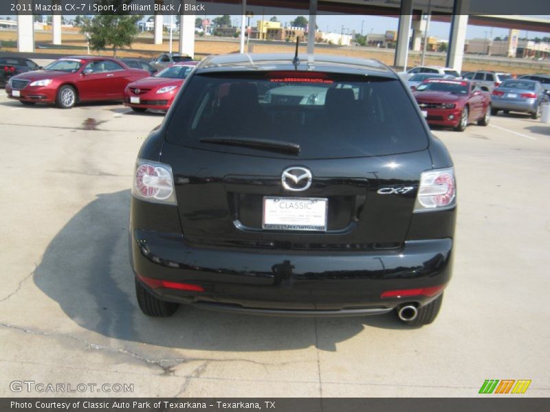 Brilliant Black / Black 2011 Mazda CX-7 i Sport