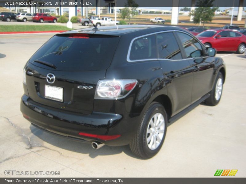 Brilliant Black / Black 2011 Mazda CX-7 i Sport