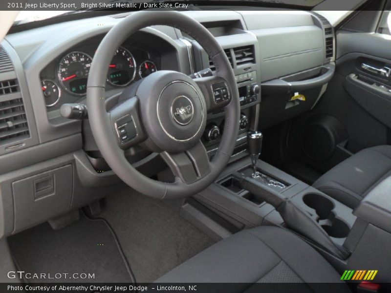 Bright Silver Metallic / Dark Slate Gray 2011 Jeep Liberty Sport