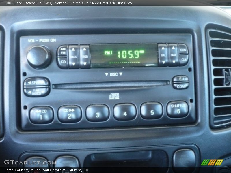Norsea Blue Metallic / Medium/Dark Flint Grey 2005 Ford Escape XLS 4WD