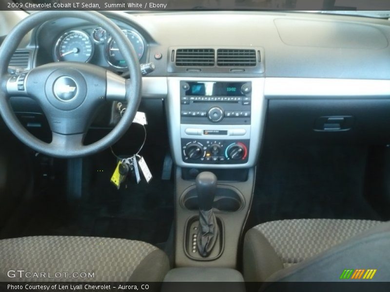 Summit White / Ebony 2009 Chevrolet Cobalt LT Sedan