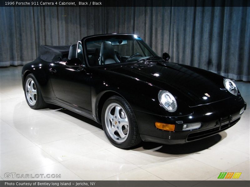 Black / Black 1996 Porsche 911 Carrera 4 Cabriolet