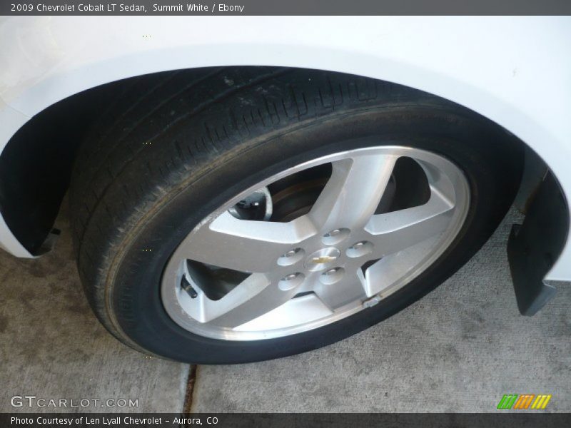 Summit White / Ebony 2009 Chevrolet Cobalt LT Sedan
