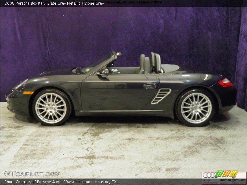 Slate Grey Metallic / Stone Grey 2008 Porsche Boxster